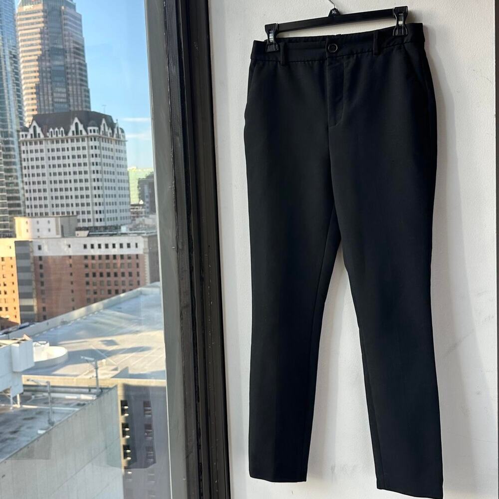 Zara Women's Pants Size 6 Black tailored trousers